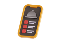 Digital restaurant menu on phone using QR code powered by Upqrade RestoQR